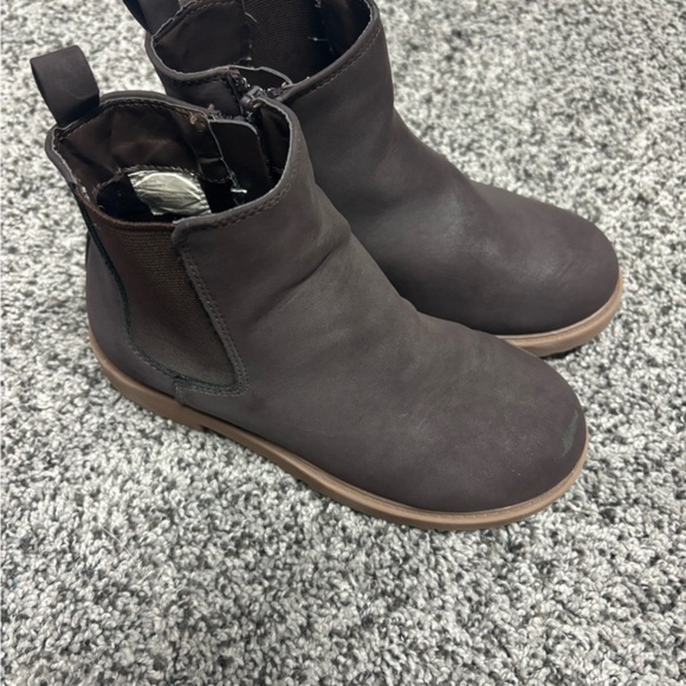 Children's Dark Brown Ankle Boots 11/12